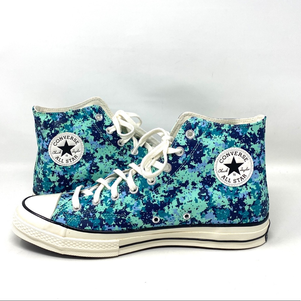đź’–MEGA SALEđź’–Converse Chuck 70 Shoes Men's High Top Canvas Green Glow 170381C - Picture 5 of 10